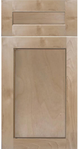 Natural Wood Shaker cabinet door